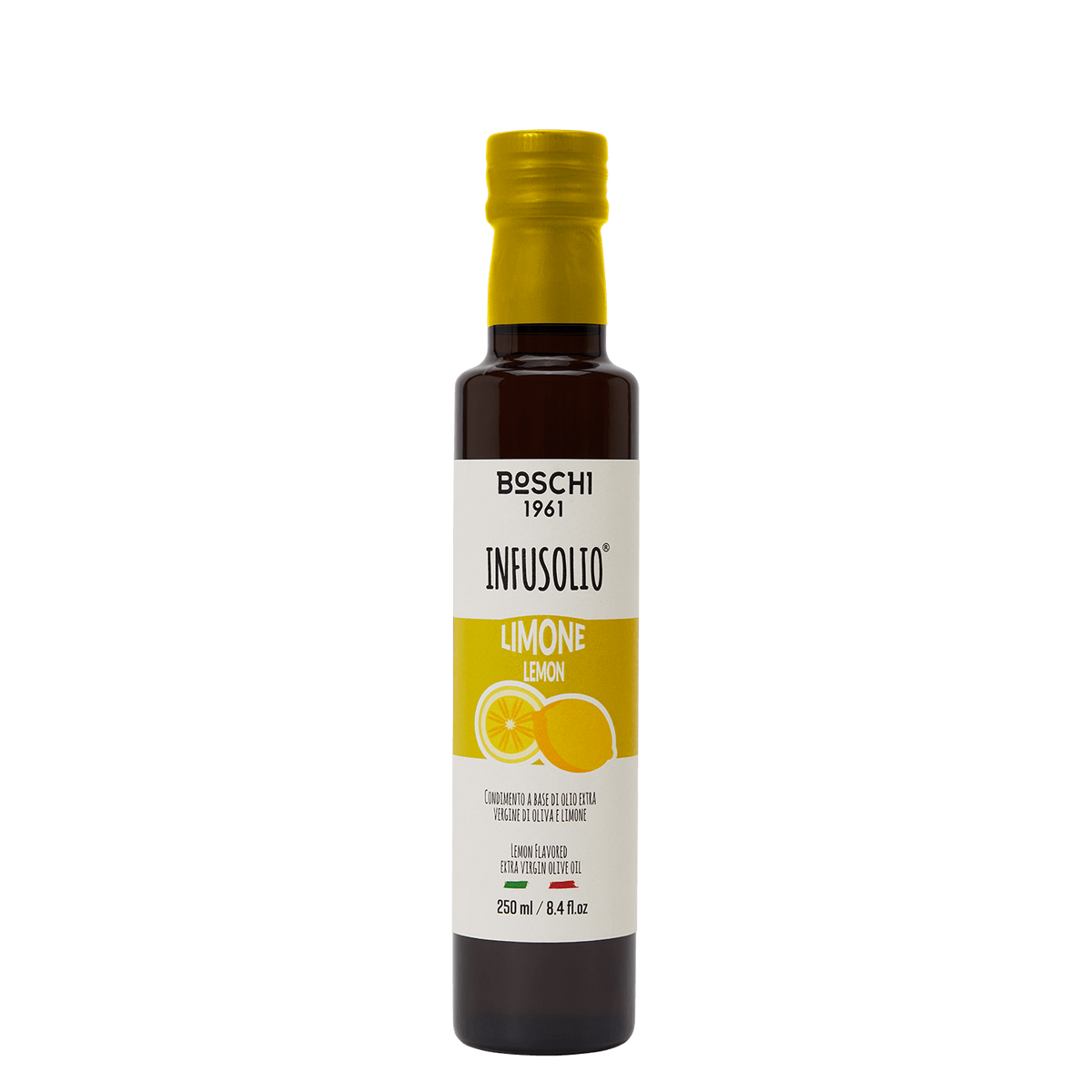 Huile d'olive extra vierge aromatisée au citron Il Boschetto – 250 ml - Boschi 1961 - Huile d'olive - - La Guilde Culinaire