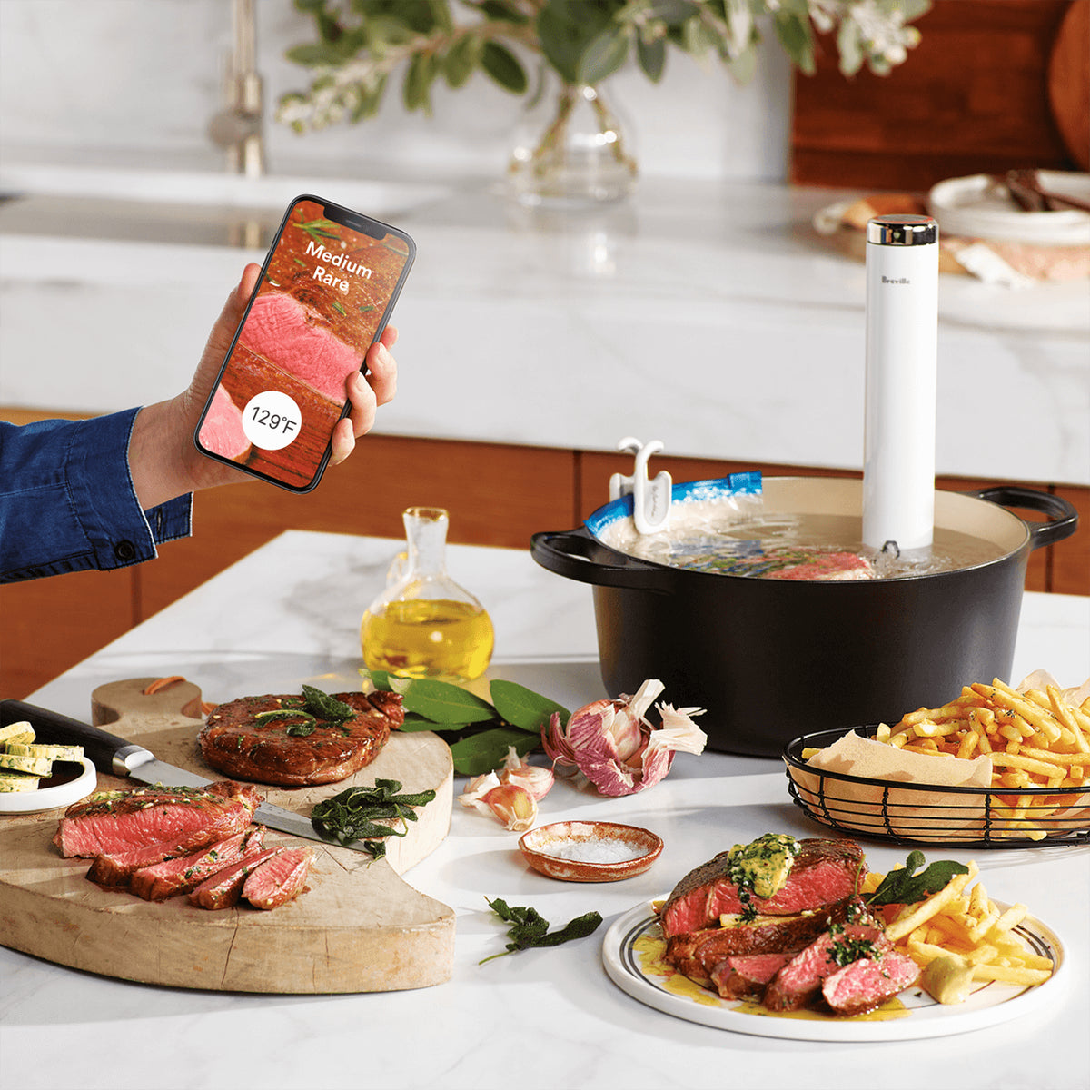Joule Turbo Sous Vide – Acier inoxydable - Breville - Cuiseur sous-vide - - La Guilde Culinaire