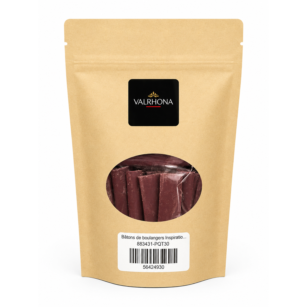 Bâtons de boulangers Inspiration Framboise paquet de 30 - Valrhona - Chocolat - - La Guilde Culinaire