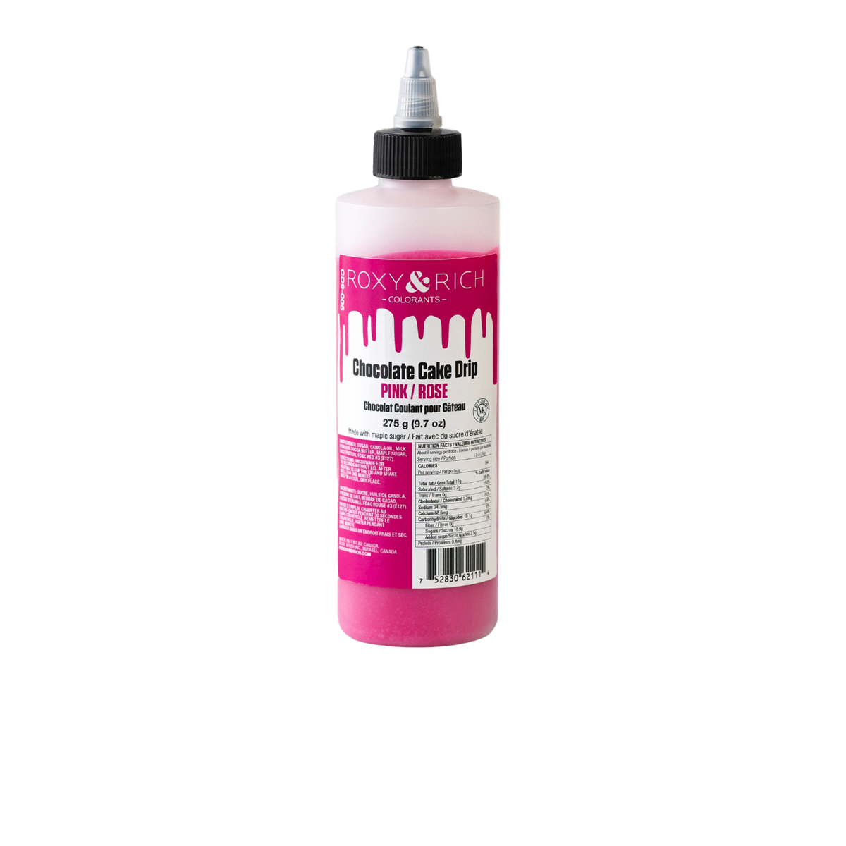 Chocolat Coulant pour Gâteau “Cake Drip” Rose - 275g - Roxy & Rich - Chocolat coulant pour gâteau - - La Guilde Culinaire