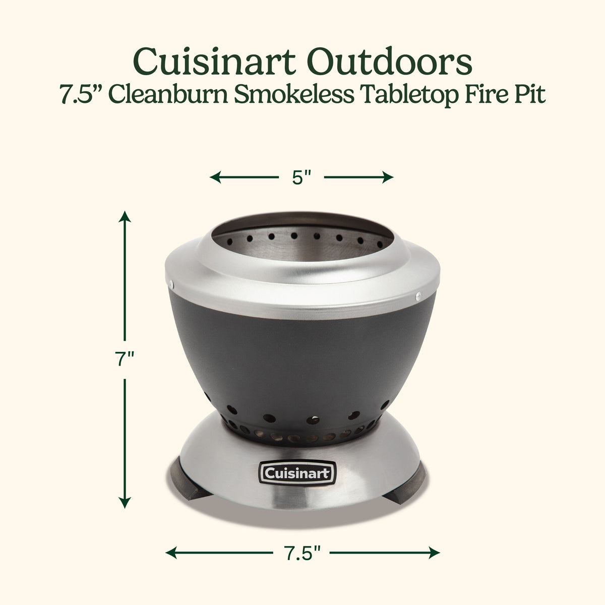 Brasero de table à combustion propre - Cuisinart - Table à combustion - - La Guilde Culinaire