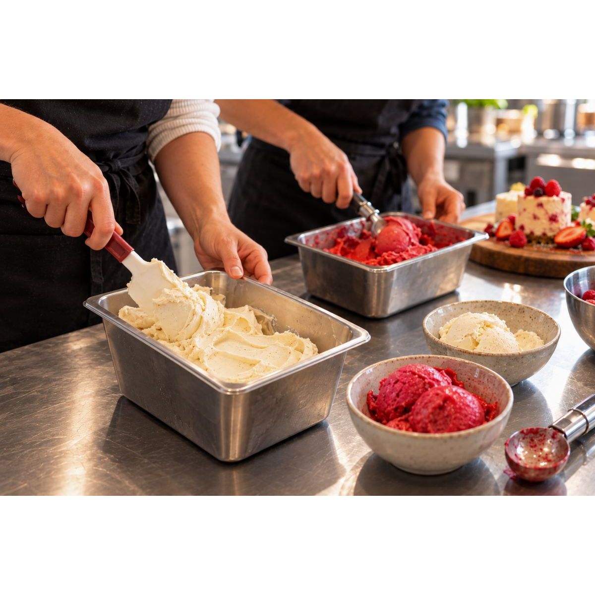 CRÈMES GLACÉES, SORBETS ET DESSERTS GLACÉS - La Guilde Culinaire - Cours - Cours de cuisine - - La Guilde Culinaire