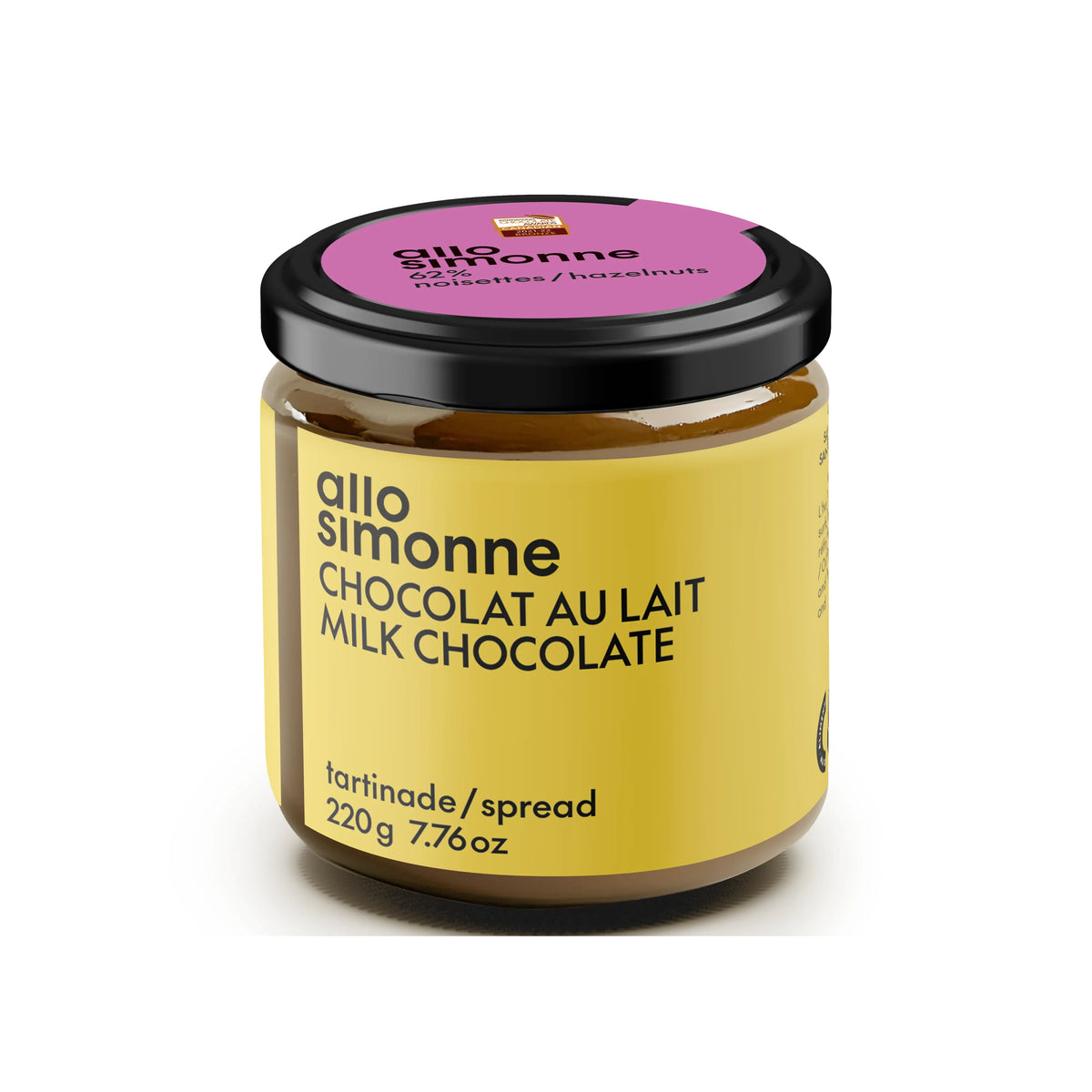 Tartinade Noisettes & Chocolat au Lait - Allo Simonne - Tartinade - - La Guilde Culinaire