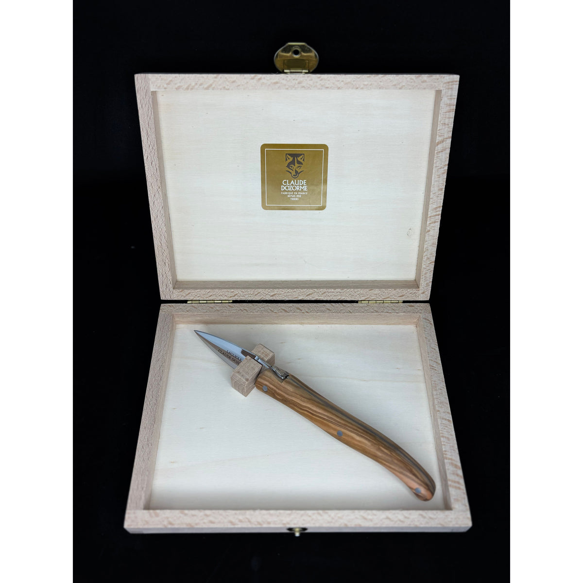 Coffret lancette à huître Laguiole, Olivier - Claude Dozorme - Couteau à huître - - La Guilde Culinaire