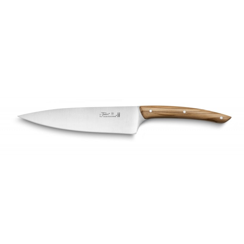Couteau de chef 15cm Le Thiers lame satinée Olivier - Claude Dozorme - Couteau de Chef - D6.90.114.89M - La Guilde Culinaire