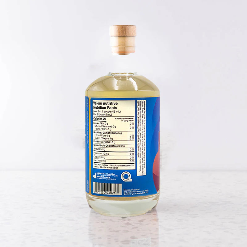 Dry Gin sans alcool - Monsieur Cocktail - Spiritueux sans alcool - - La Guilde Culinaire
