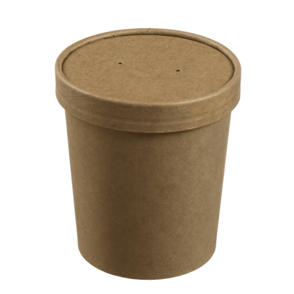 Bol à soupe + couvercle 475 ml - Solia - Service de table jetable - - La Guilde Culinaire