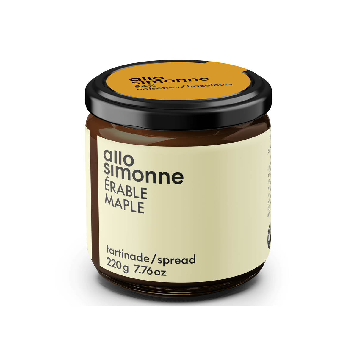 Tartinade Noisette Érable - Allo Simonne - Alimentaire - - La Guilde Culinaire