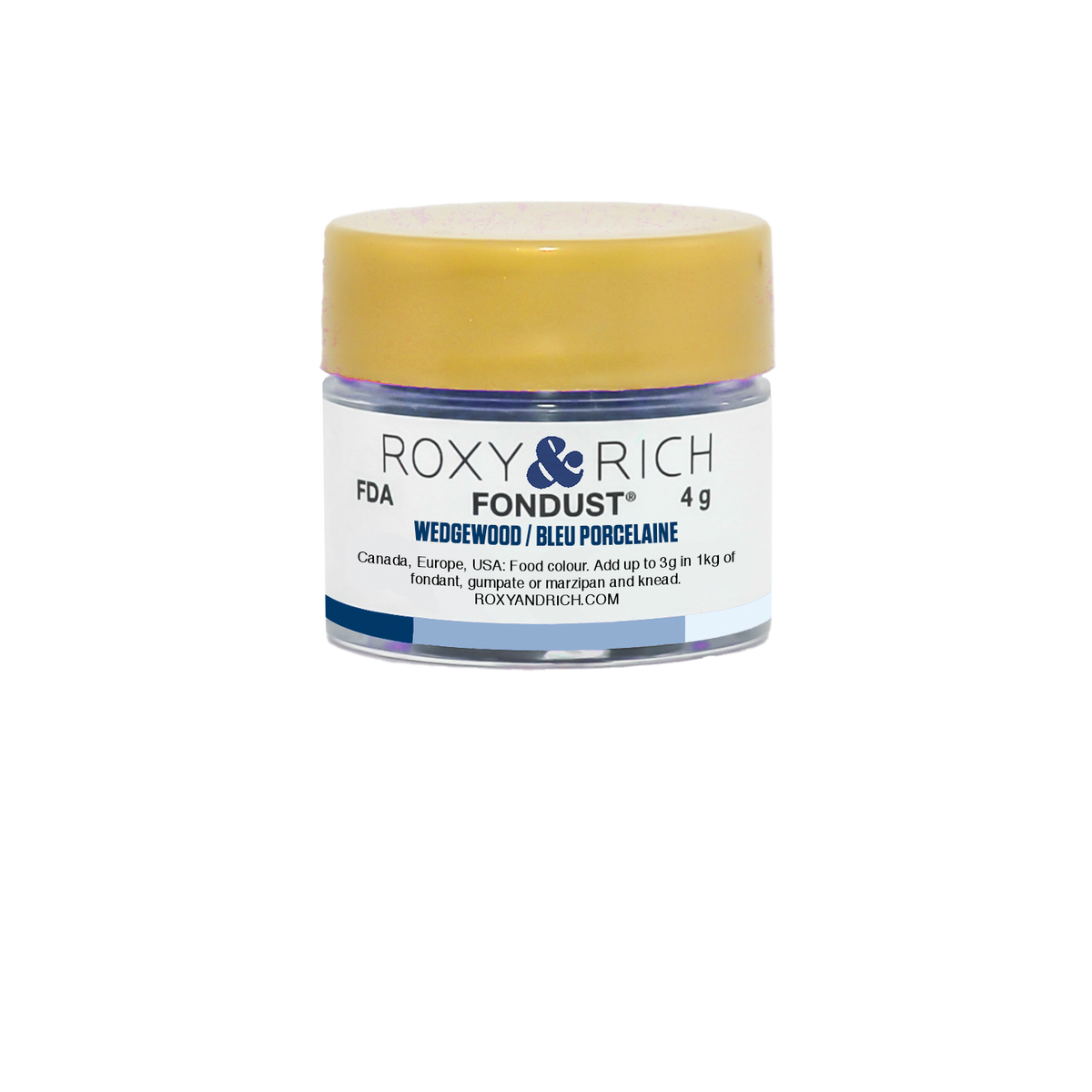 Colorant FONDUST Bleu Porcelaine - Roxy & Rich - Colorant alimentaire hydrosoluble - - La Guilde Culinaire