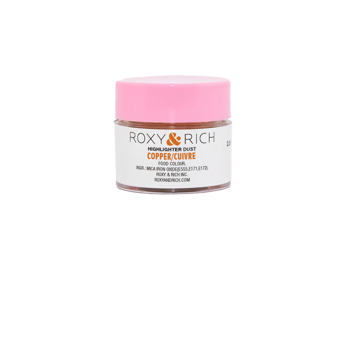 Poudre Highlighter couleur Cuivre 2.5g - Roxy & Rich - Poudre Highlighter - G2-005 - La Guilde Culinaire