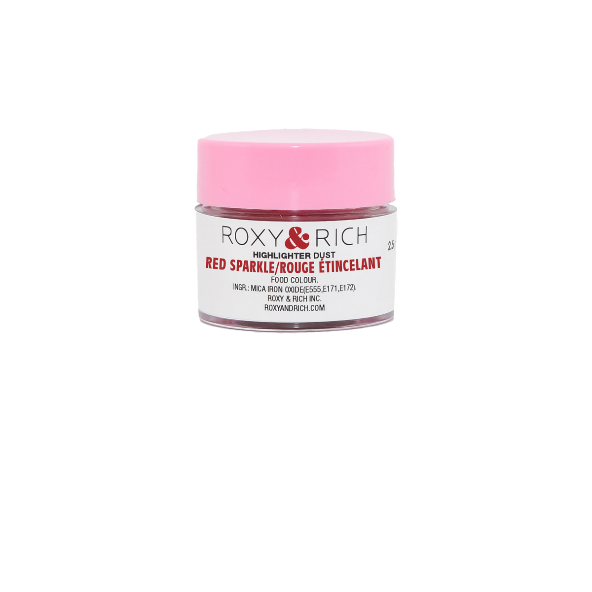 Poudre Highlighter couleur Rouge Étincelant 2.5g - Roxy & Rich - Poudre Highlighter - G2-008 - La Guilde Culinaire