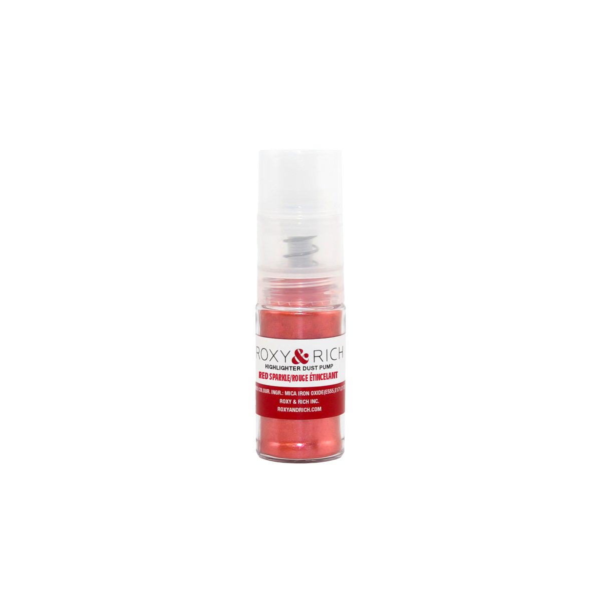 Pompes pour poudres étincelantes Rouge Étincelant 4g - Roxy & Rich - Poudre étincelante - G4-008P - La Guilde Culinaire