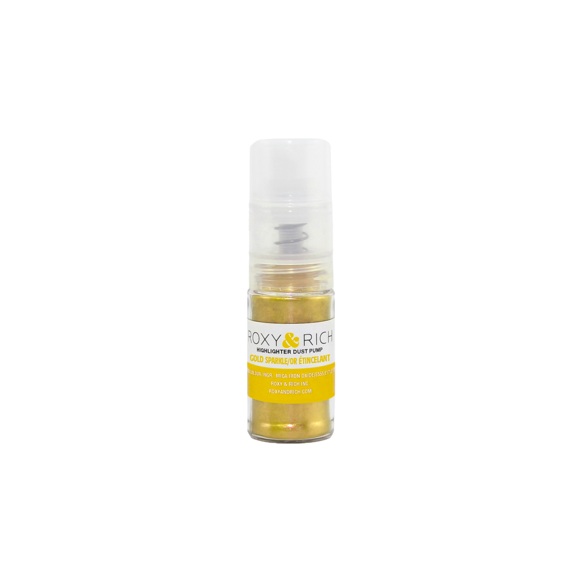 Pompes pour poudres étincelantes Or Étincelant 4g - Roxy & Rich - Poudre étincelante - G4-009P - La Guilde Culinaire