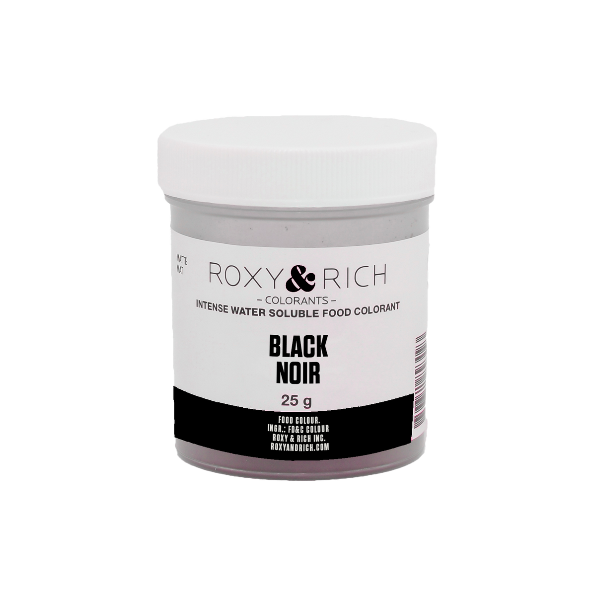 Colorant alimentaire hydrosoluble Noir 25g - Roxy & Rich - Colorant alimentaire hydrosoluble - H25-006 - La Guilde Culinaire