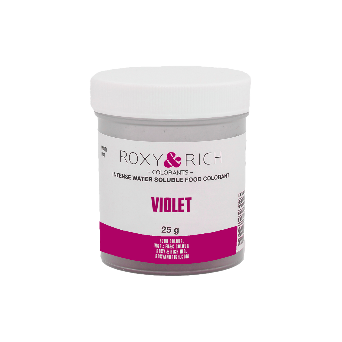 Colorant alimentaire hydrosoluble Violet 25g - Roxy & Rich - Colorant alimentaire hydrosoluble - H25-018 - La Guilde Culinaire