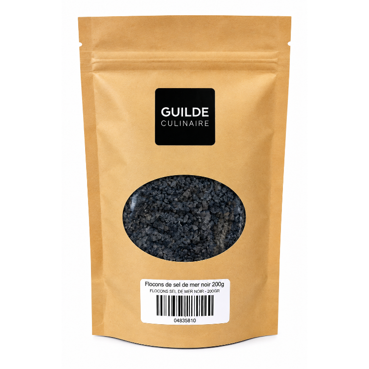 Flocons de sel de mer noir 200g - La Guilde Culinaire - Sel - - La Guilde Culinaire
