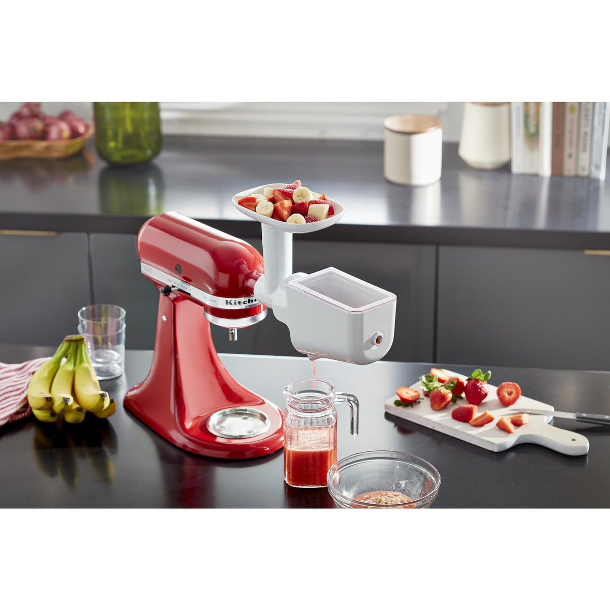 Accessoire Presse-fruits/légumes pour tout batteur sur socle KitchenAid - Kitchenaid - Presse végétale - - La Guilde Culinaire