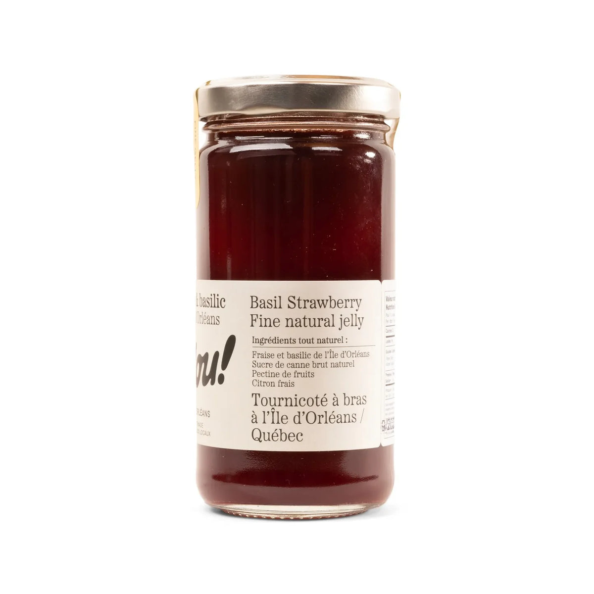Gelée Fraise d'été et Basilic frais - Tigidou - Confiture - - La Guilde Culinaire
