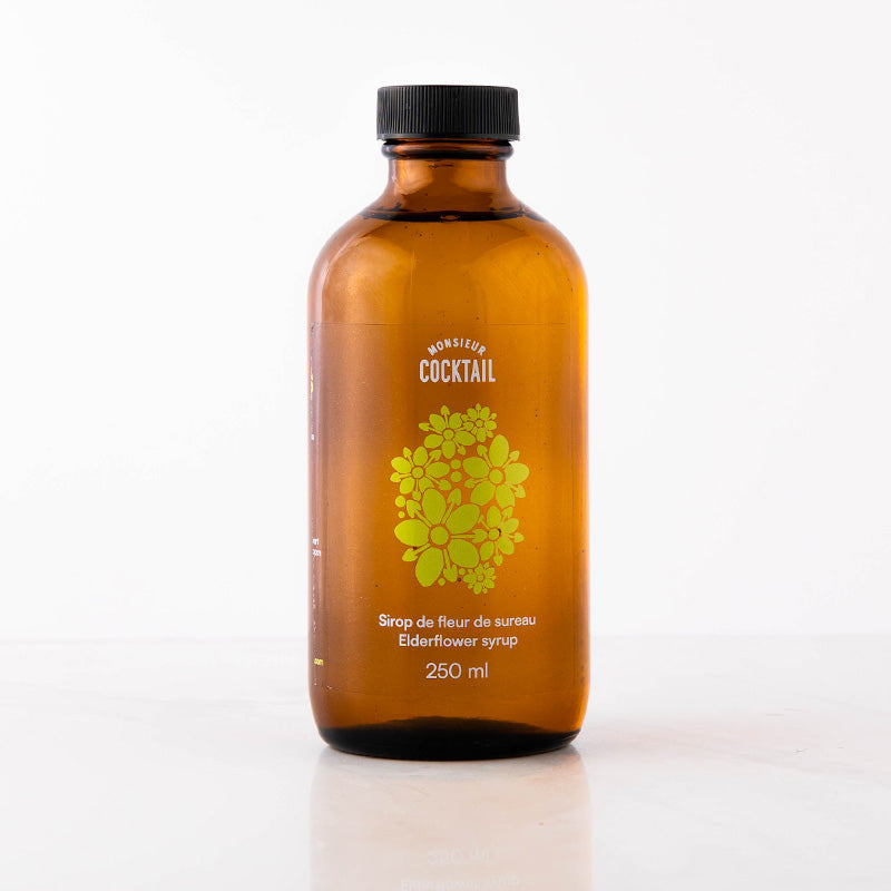 Sirop de fleur de sureau - 250ml - Monsieur Cocktail - Sirop - - La Guilde Culinaire