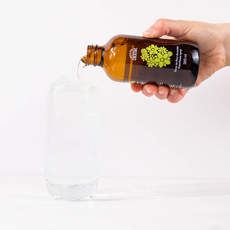 Sirop de fleur de sureau - 250ml - Monsieur Cocktail - Sirop - - La Guilde Culinaire