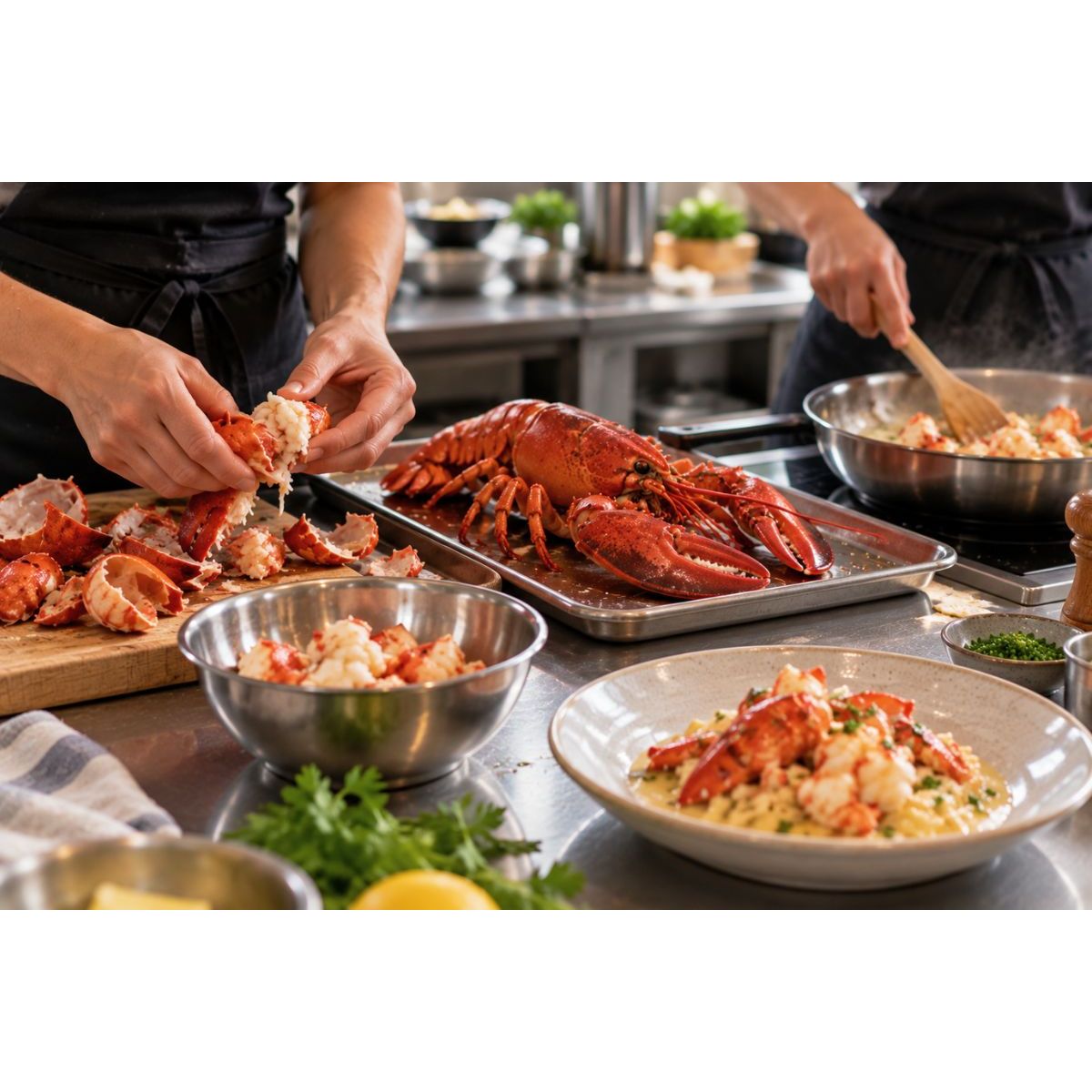NOUVEAU 100% HOMARD… DU QUÉBEC - La Guilde Culinaire - Cours - Cours de cuisine - - La Guilde Culinaire