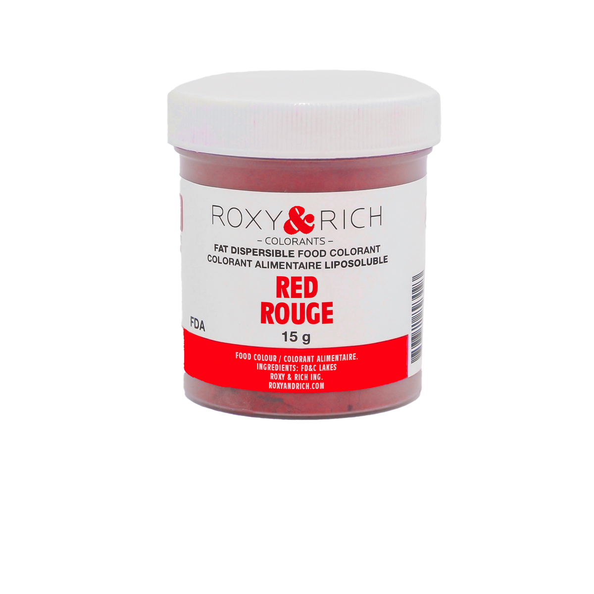 Colorant Alimentaire Liposoluble Rouge 15g - Roxy & Rich - Colorant alimentaire liposoluble - P15-B03 - La Guilde Culinaire