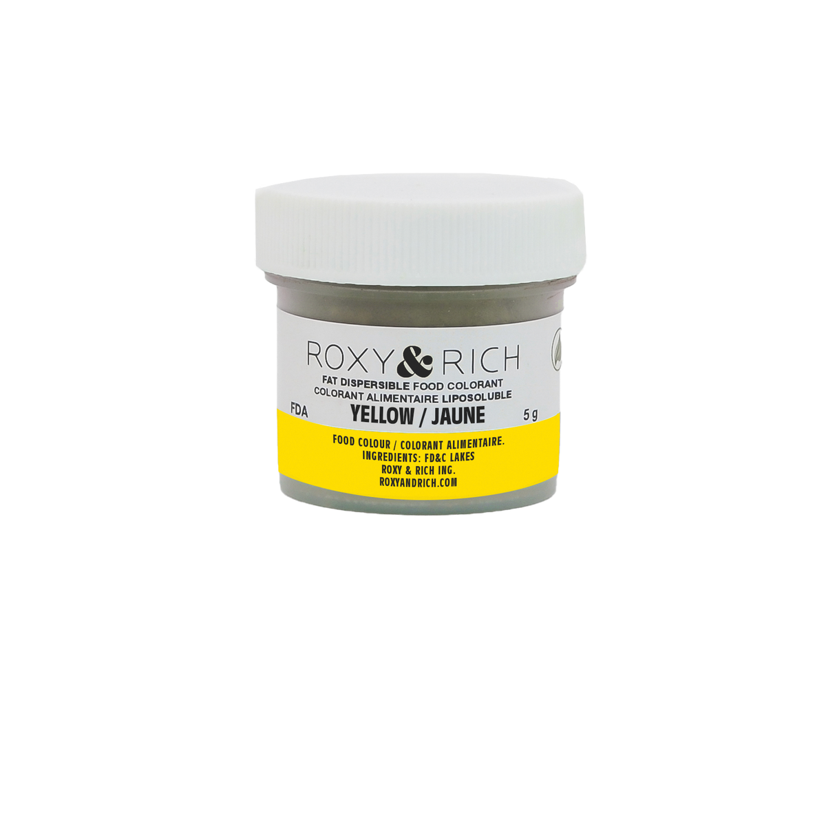 Colorant Alimentaire Liposoluble Jaune 5g - Roxy & Rich - Colorant alimentaire liposoluble - P5-B01 - La Guilde Culinaire