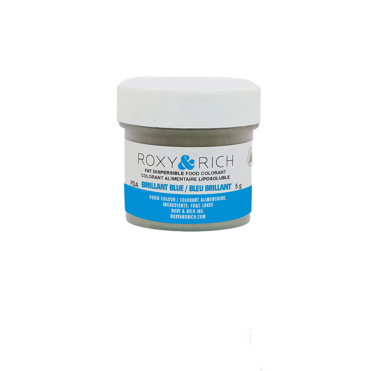 Colorant Alimentaire Liposoluble Bleu Brillant 5g - Roxy & Rich - Colorant alimentaire liposoluble - P5-B05 - La Guilde Culinaire