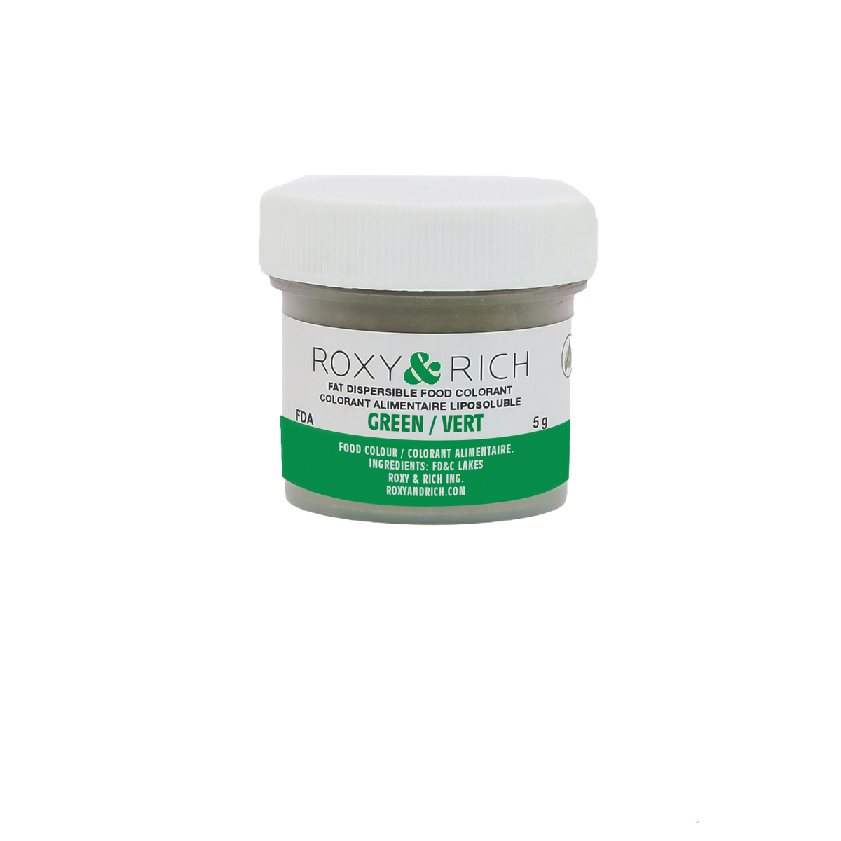 Colorant Alimentaire Liposoluble Vert 5g - Roxy & Rich - Colorant alimentaire liposoluble - P5-B07 - La Guilde Culinaire