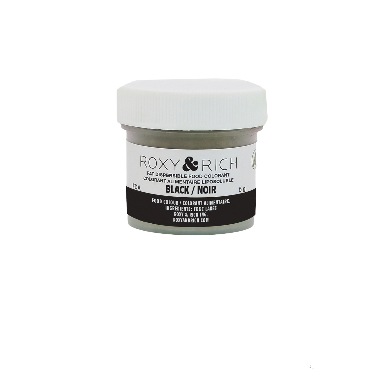 Colorant Alimentaire Liposoluble Noir 5g - Roxy & Rich - Colorant alimentaire liposoluble - P5-B11 - La Guilde Culinaire