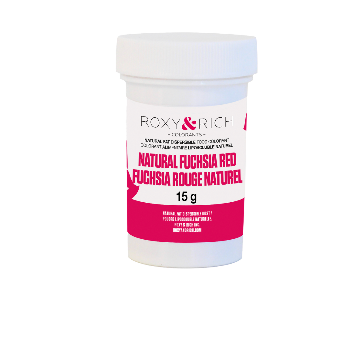 Colorant Alimentaire Liposoluble Naturel Fuchsia-Rouge 15g - Roxy & Rich - Colorant alimentaire liposoluble naturel - PN15-003 - La Guilde Culinaire
