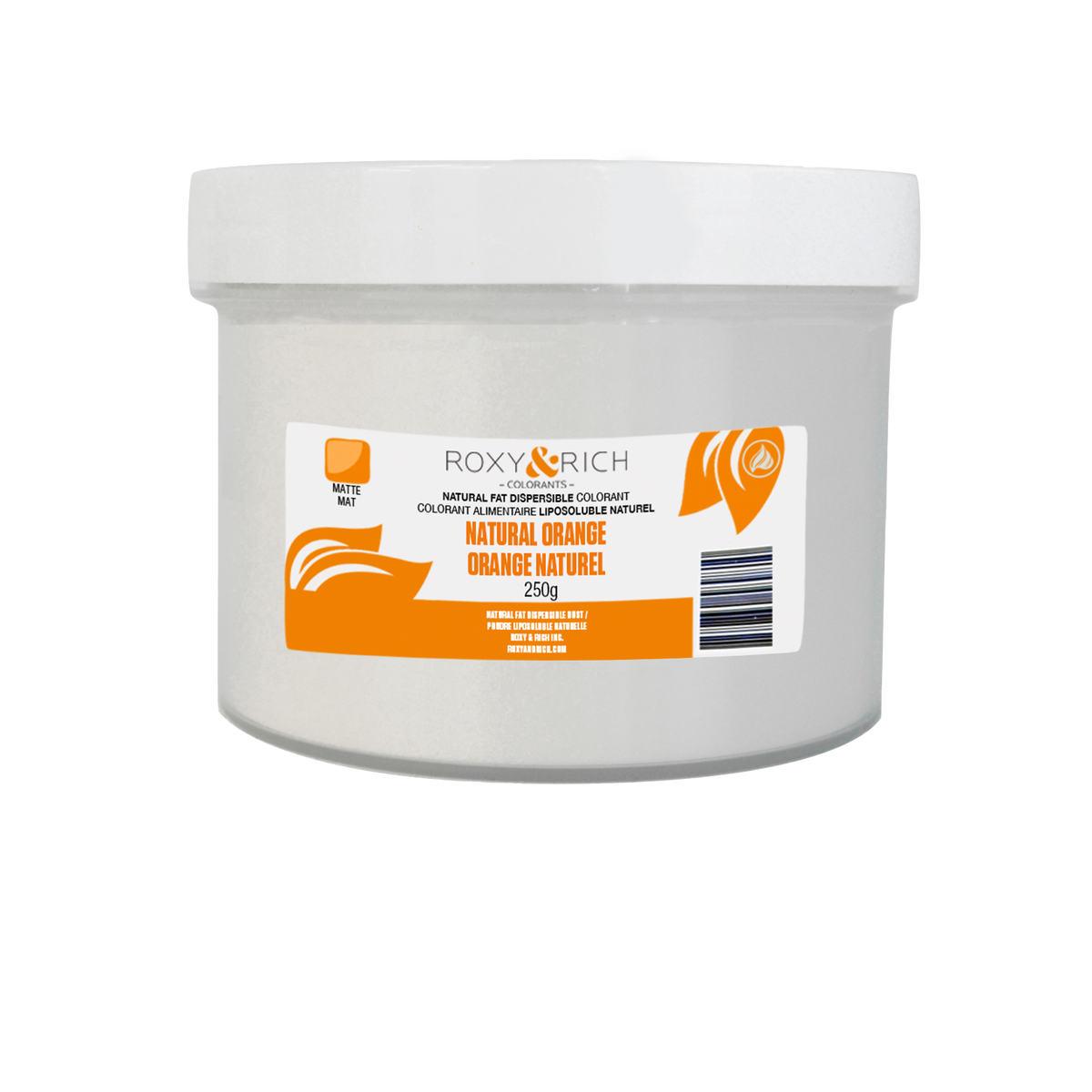 Colorant Alimentaire Liposoluble Naturel Orange 250g - Roxy & Rich - Colorant alimentaire liposoluble naturel - PN250-002 - La Guilde Culinaire