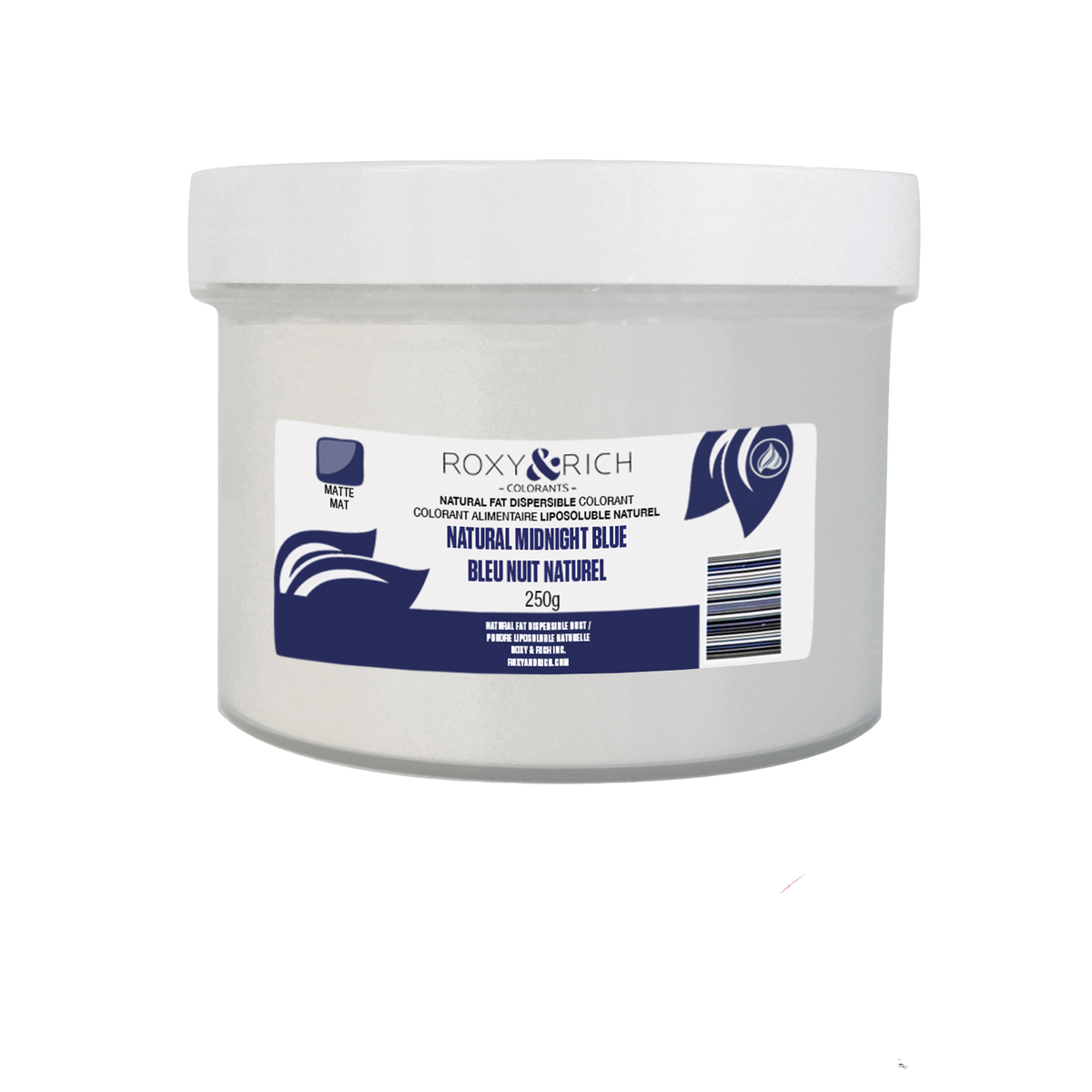 Colorant Alimentaire Liposoluble Naturel Bleu Nuit 250g - Roxy & Rich - Colorant alimentaire liposoluble naturel - PN250-006 - La Guilde Culinaire