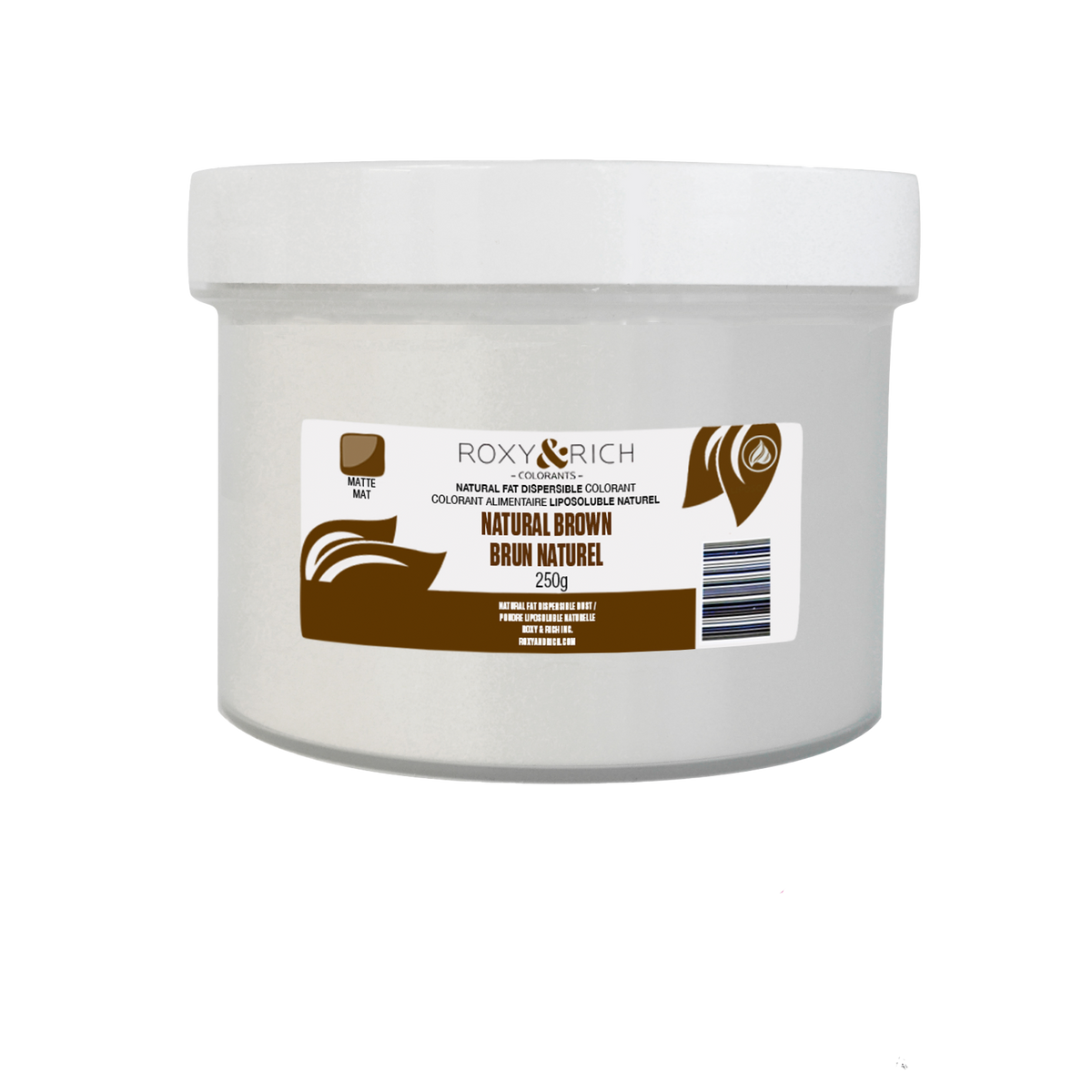 Colorant Alimentaire Liposoluble Naturel Brun 250g - Roxy & Rich - Colorant alimentaire liposoluble naturel - PN250-009 - La Guilde Culinaire