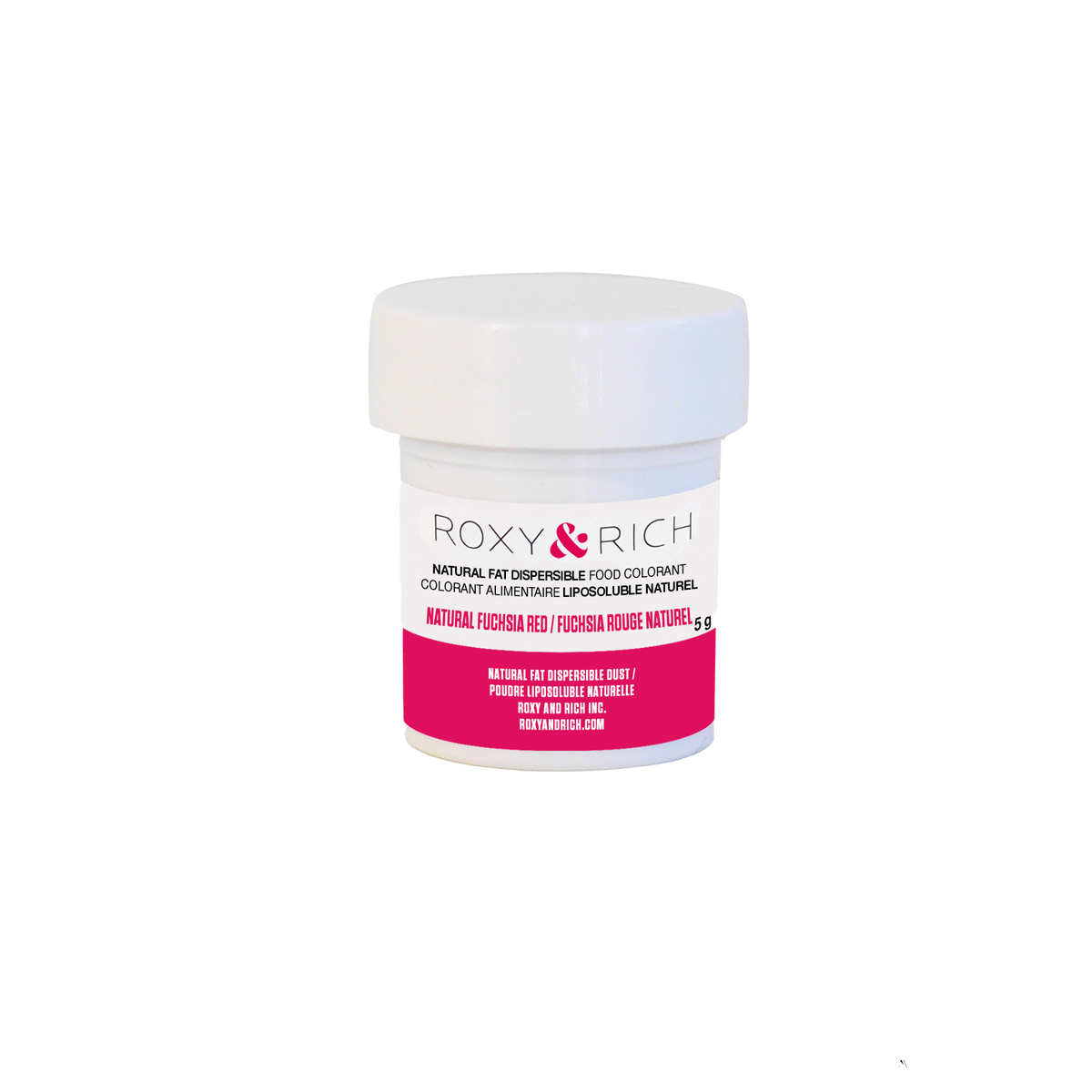 Colorant Alimentaire Liposoluble Naturel Fuchsia-Rouge 5g - Roxy & Rich - Colorant alimentaire liposoluble naturel - PN5-003 - La Guilde Culinaire