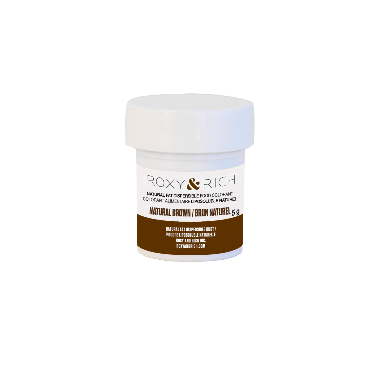 Colorant Alimentaire Liposoluble Naturel Brun 5g - Roxy & Rich - Colorant alimentaire liposoluble naturel - PN5-009 - La Guilde Culinaire