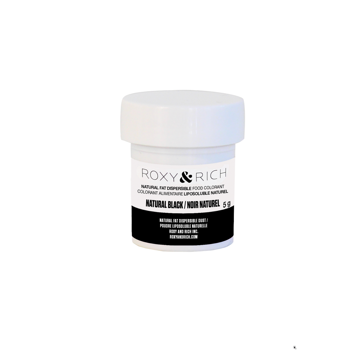 Colorant Alimentaire Liposoluble Naturel Noir * 5g - Roxy & Rich - Colorant alimentaire liposoluble naturel - PN5-010 - La Guilde Culinaire