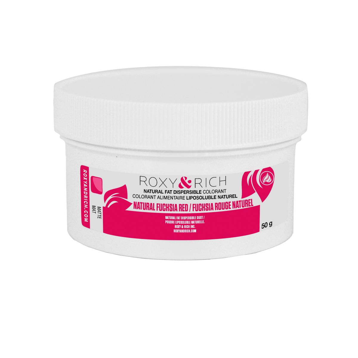 Colorant Alimentaire Liposoluble Naturel Fuchsia-Rouge 50g - Roxy & Rich - Colorant alimentaire liposoluble naturel - PN50-003 - La Guilde Culinaire