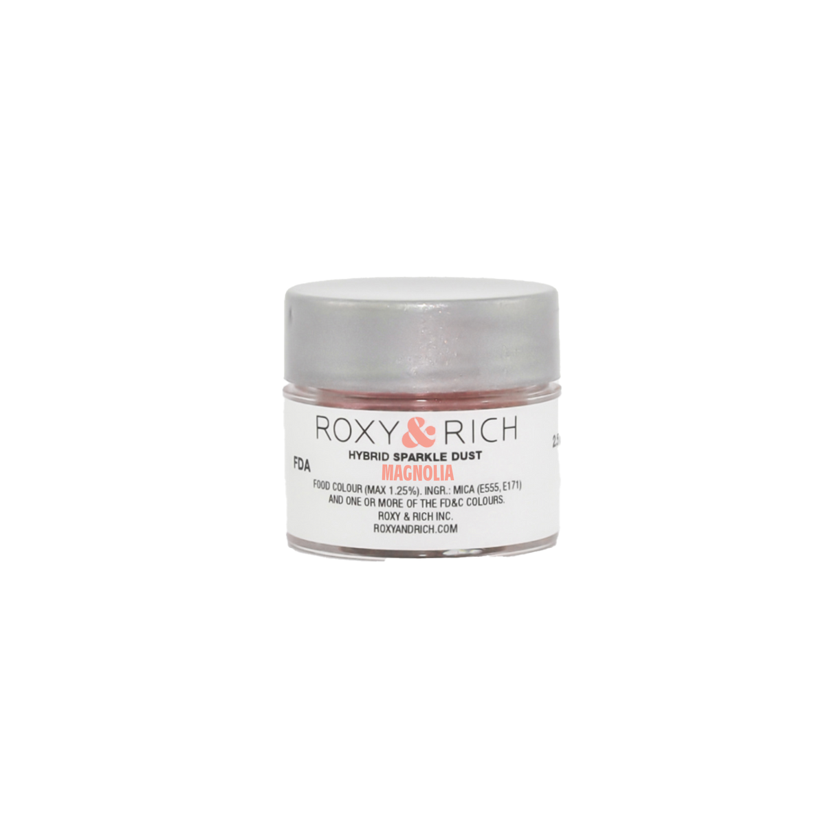 Poudre étincelante hybride Magnolia 2.5g - Roxy & Rich - Poudre étincelante - S2-022 - La Guilde Culinaire