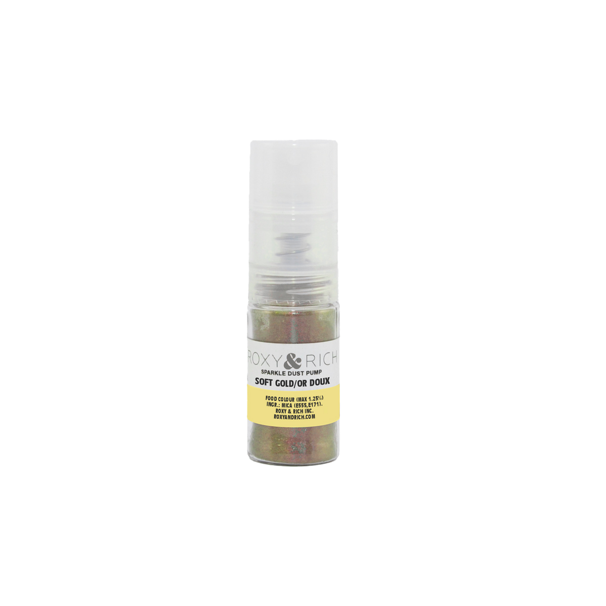 Pompes pour poudres étincelantes Or Doux 4g - Roxy & Rich - Poudre étincelante - S4-045P - La Guilde Culinaire