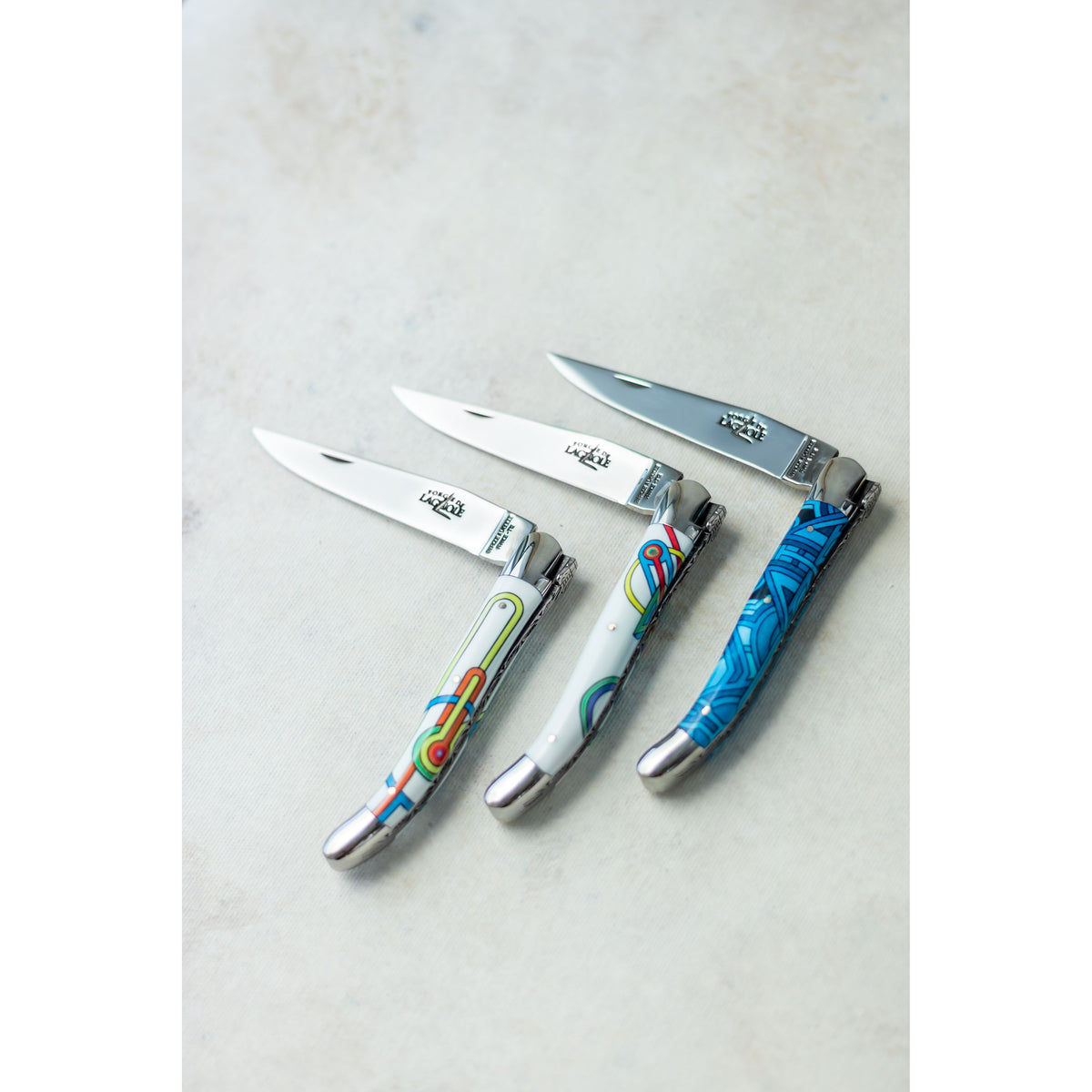 Couteau pliant 11 cm, mitres inox brillant, Seize Happywallmaker – Laguiole - Laguiole - Couteau de poche - - La Guilde Culinaire