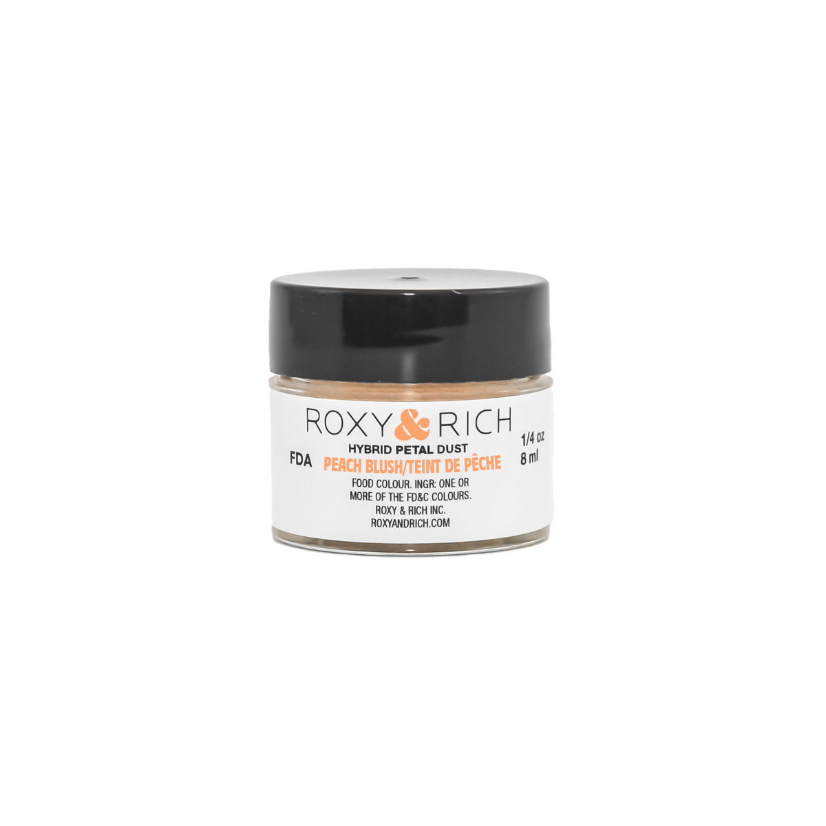 Poudres hybrides pour Pétales Teint de Pêche 7g/ 1/4 oz - Roxy & Rich - Poudres Hybrides Pétales - T2-011 - La Guilde Culinaire