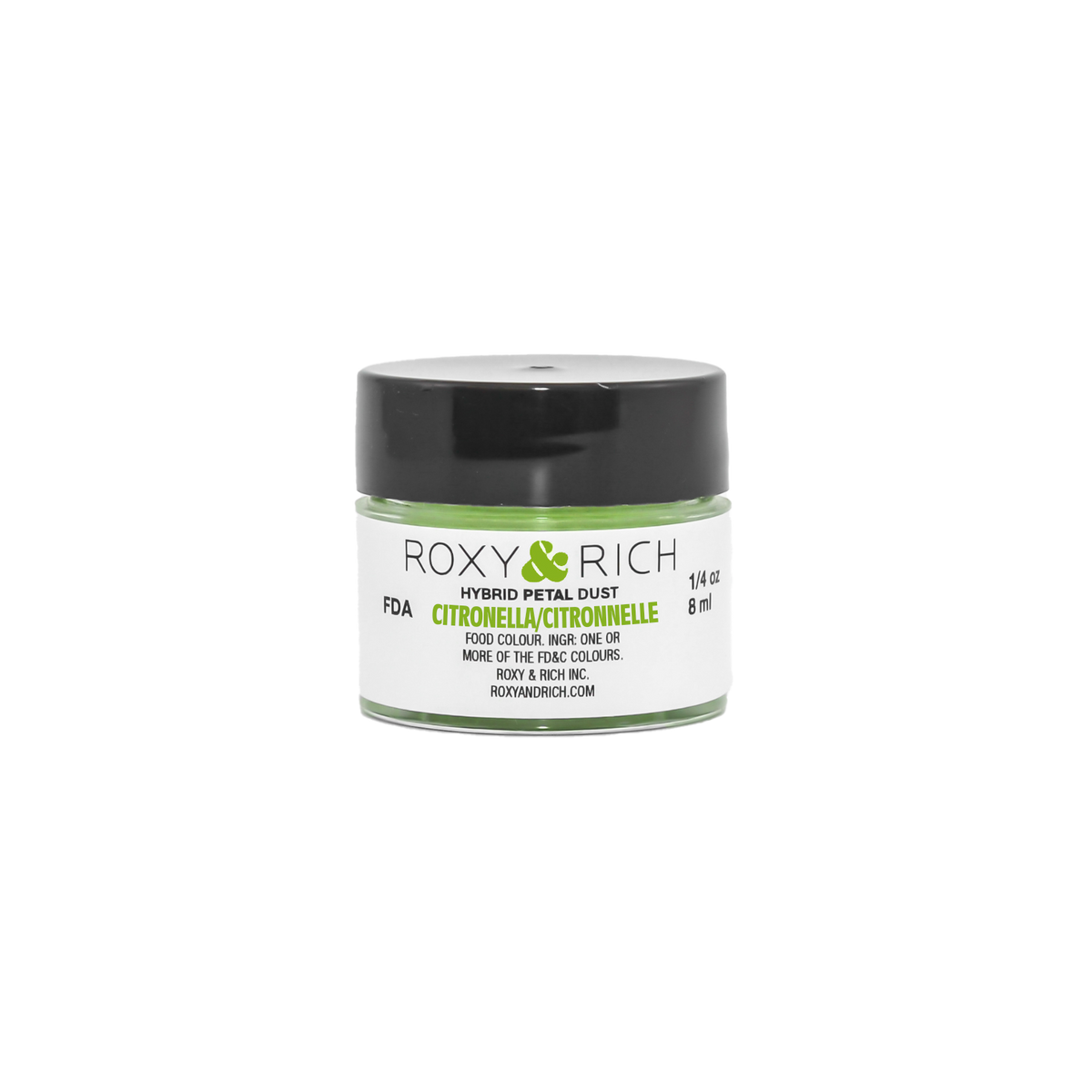 Poudres hybrides pour Pétales Citronnelle 7g/ 1/4 oz - Roxy & Rich - Poudres Hybrides Pétales - T2-016 - La Guilde Culinaire
