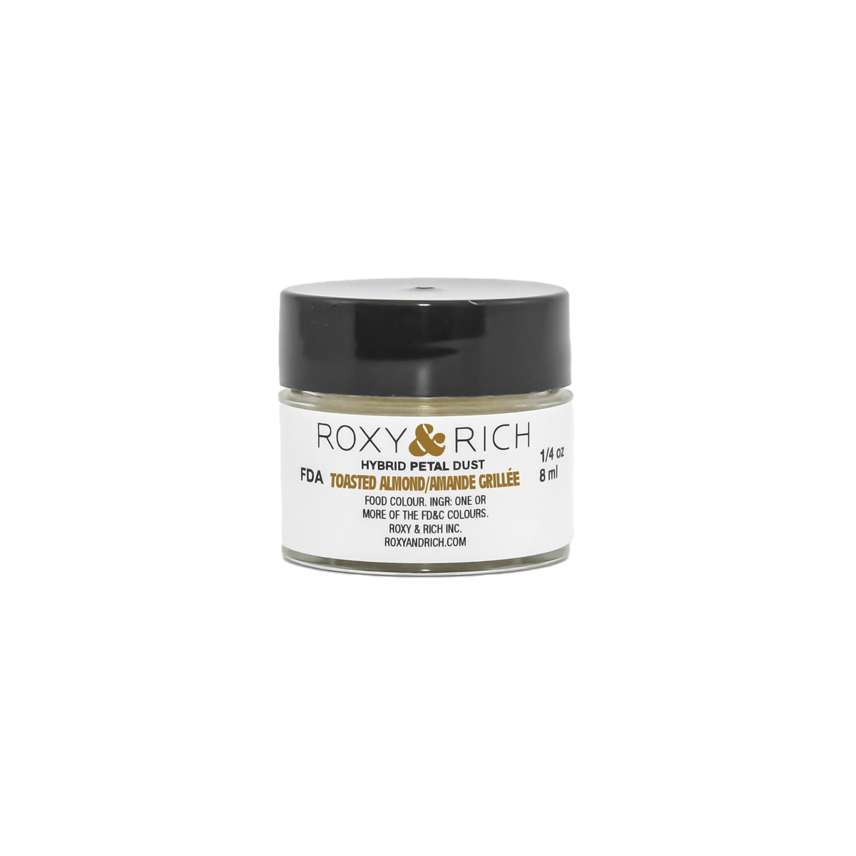 Poudres hybrides pour Pétales Amandes Grillées 7g/ 1/4 oz - Roxy & Rich - Poudres Hybrides Pétales - T2-039 - La Guilde Culinaire