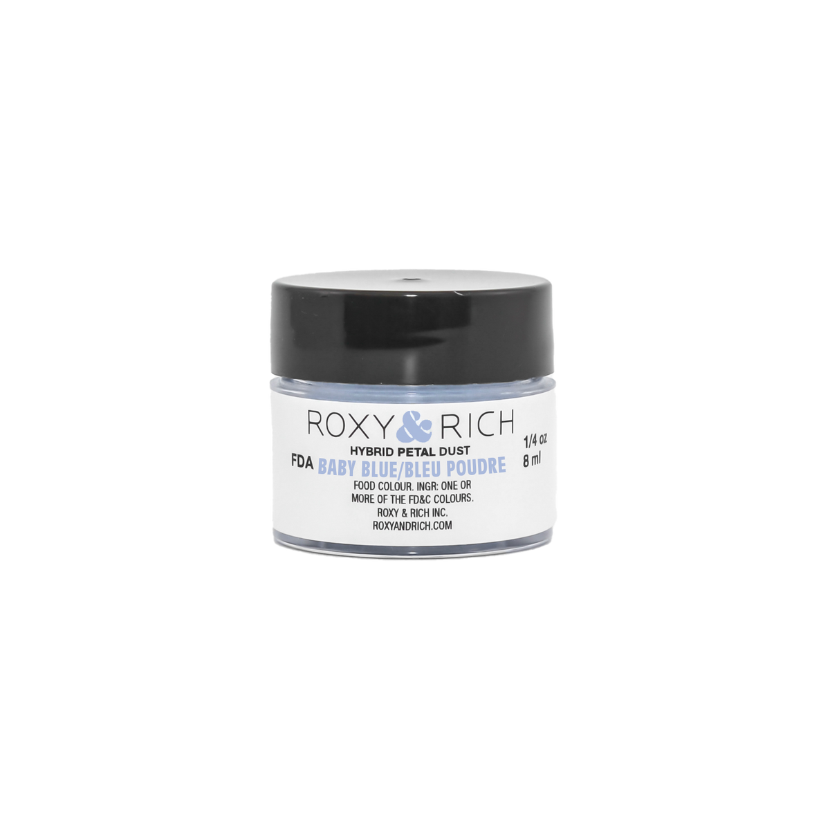 Poudres hybrides pour Pétales Bleu Poudré 7g/ 1/4 oz - Roxy & Rich - Poudres Hybrides Pétales - T2-057 - La Guilde Culinaire