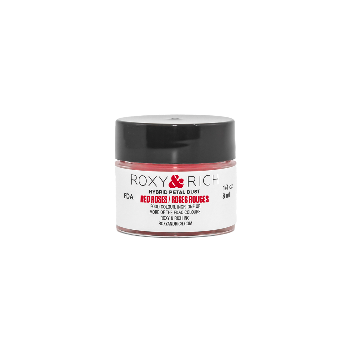 Poudres hybrides pour Pétales Roses Rouges 7g/ 1/4 oz - Roxy & Rich - Poudres Hybrides Pétales - T2-067 - La Guilde Culinaire