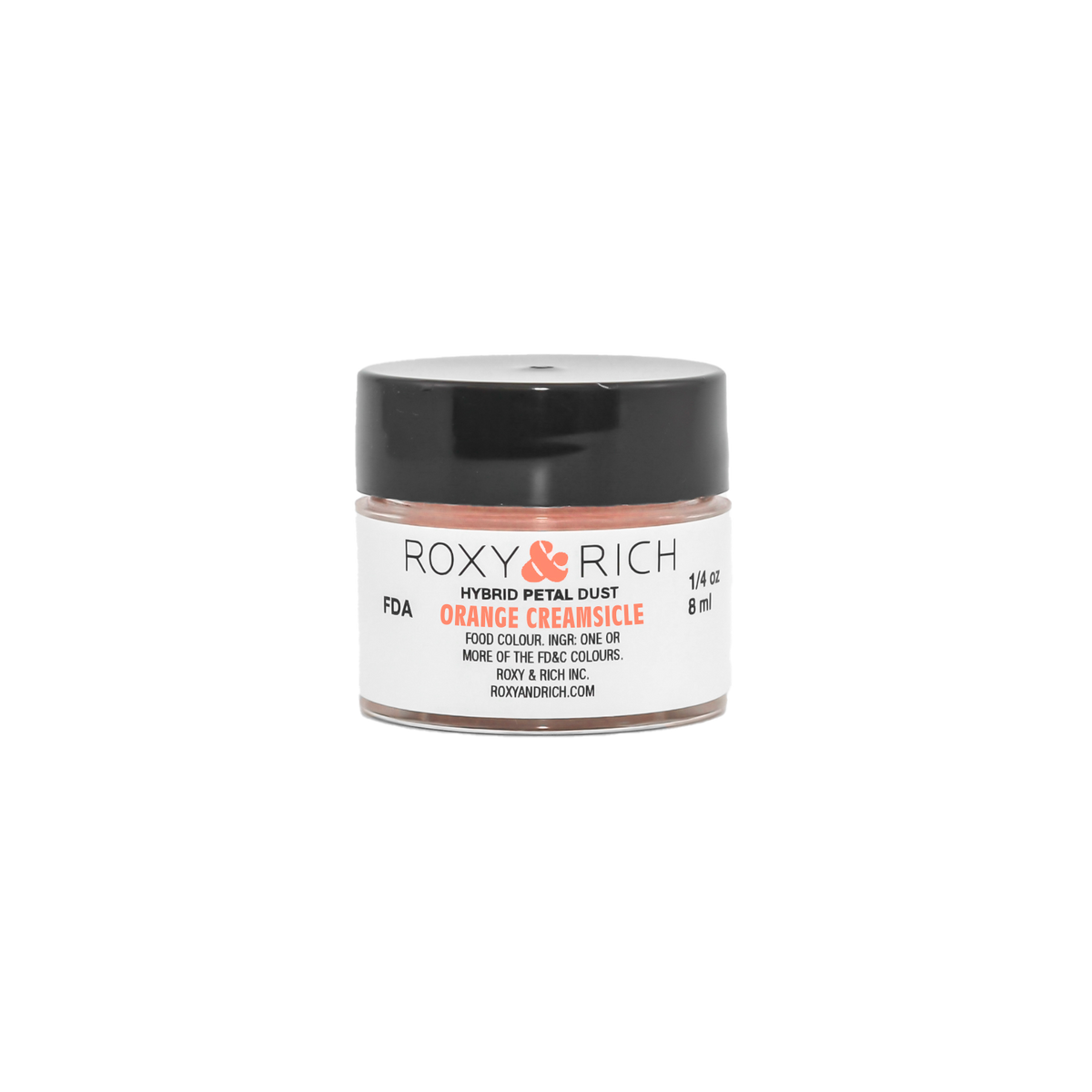 Poudres hybrides pour Pétales Orange Crème Glacée 7g/ 1/4 oz - Roxy & Rich - Poudres Hybrides Pétales - T2-087 - La Guilde Culinaire