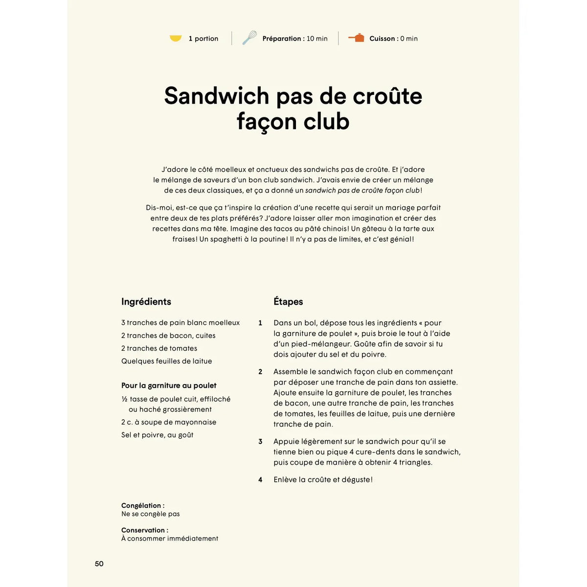 Trois fois par jour : Tes premières recettes ! - Cardinal Ed. - Livre de cuisine - - La Guilde Culinaire