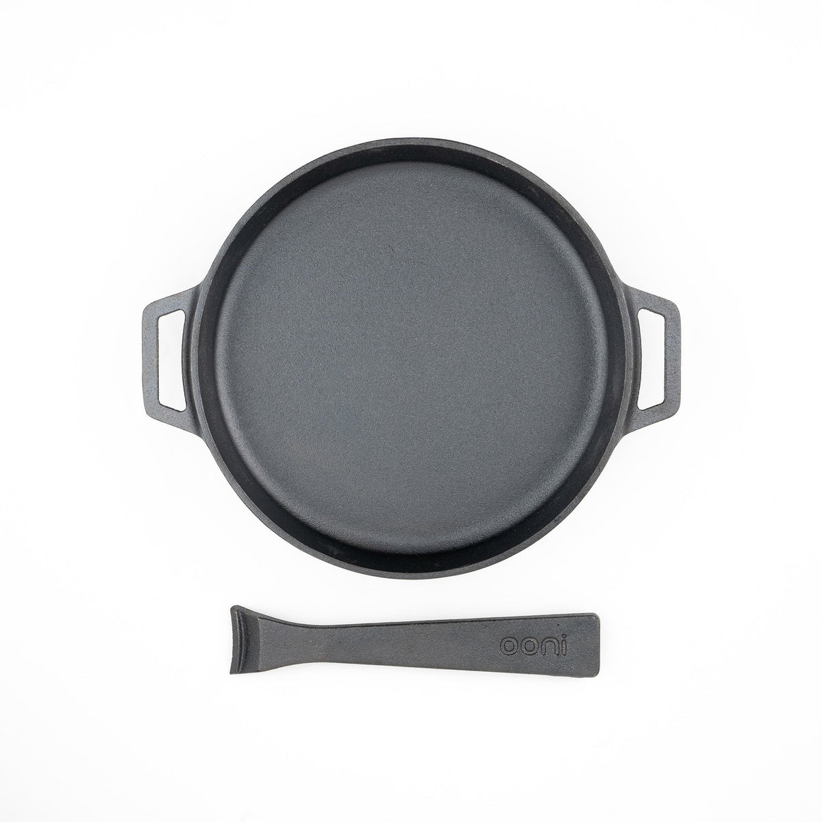 Poêle en fonte allant au four, planche inox Ooni - Ooni - Poêle en fonte - - La Guilde Culinaire