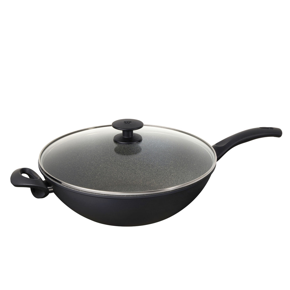 Wok antiadésif en granitium avec couvercle de 32 cm - Zwilling - Sauteuse - - La Guilde Culinaire
